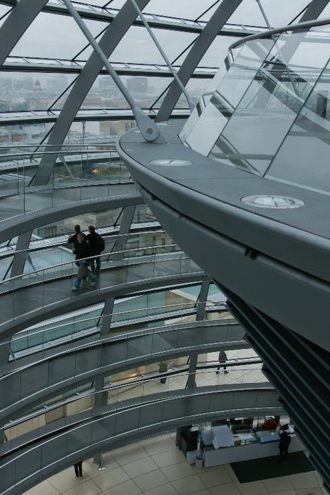 Reichstag dome layers
