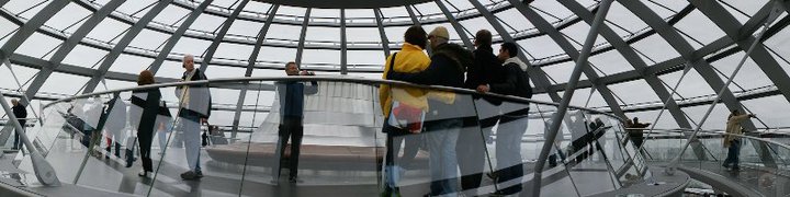 Reichstag dome panorama