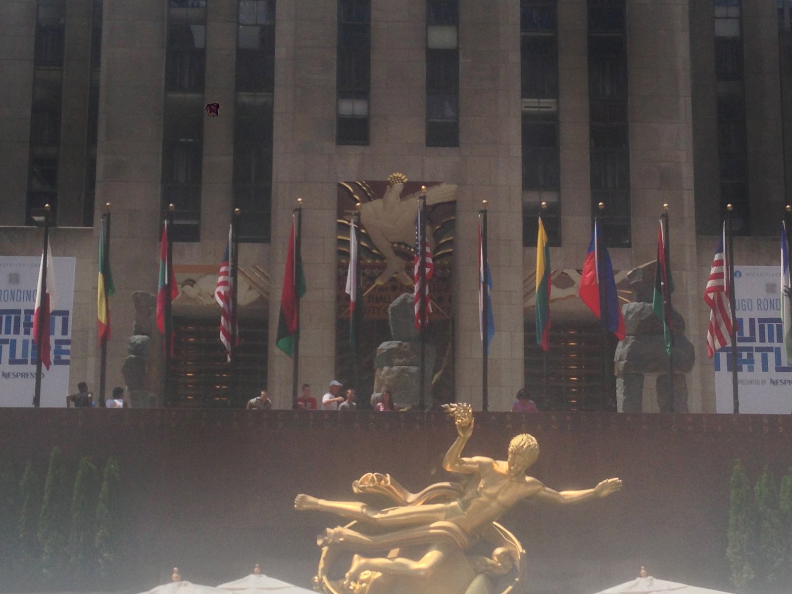 Prometheus and Rockefeller entrance