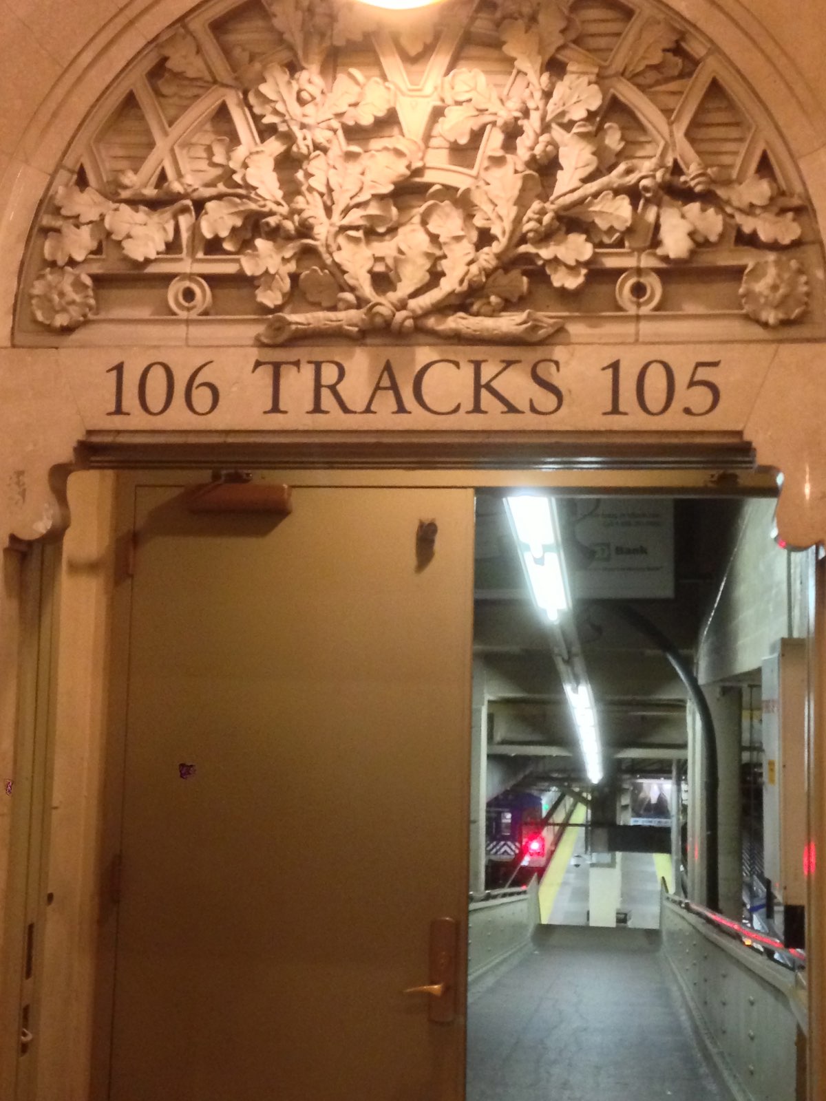 Entrance to the tracks