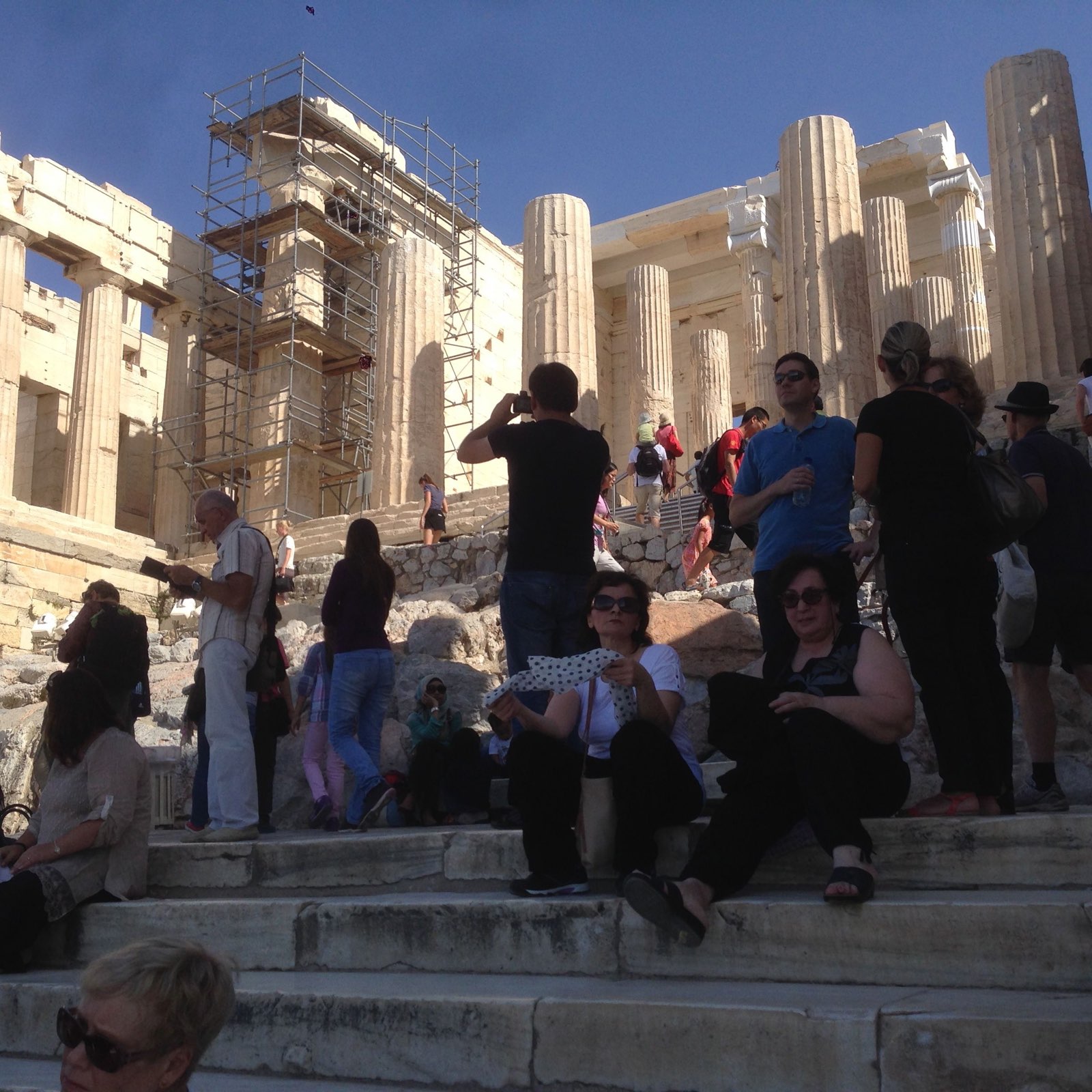 Parthenon stairs