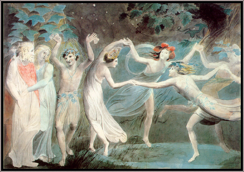 Oberon, Titania and Puck with Fairies Dancing