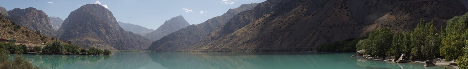 Iskanderkul lake panorama